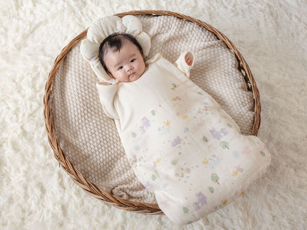 高質感日本製嬰兒睡眠配件:有機棉夢幻森林睡袋
