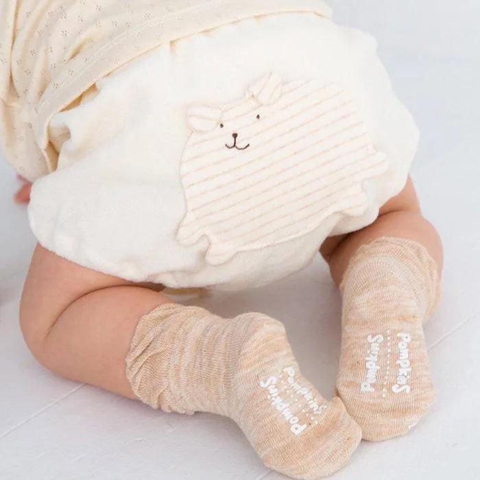 日本品牌 Pompkins 高品質日本製有機棉嬰兒褲。