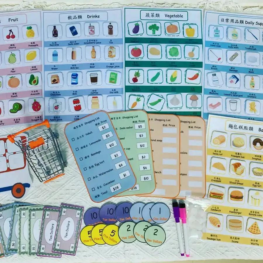 預購] 香港製造Little Beans Busybook 豆豆超級市場系列(適合3-7歲) - BB Dressup