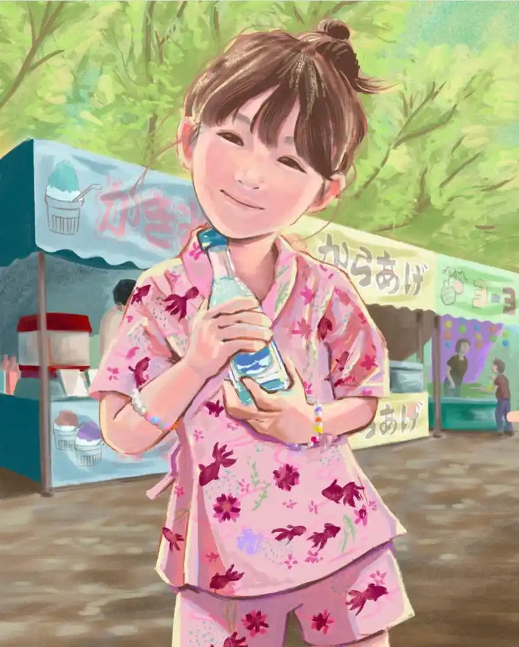 本地插畫師 - 似顏繪畫作 - BB Dressup