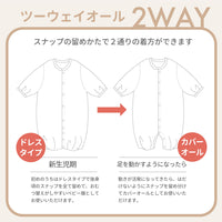 [現貨] 日本製 Aenak 初生嬰兒白色儀式用精緻禮裙/鬱金香圖樣禮儀慶典禮服 (連禮盒, 50-70cm)