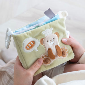 [現貨] 日本直送 Amanoppo 嬰兒森林動物感官互動布書 (小熊系列) - BB Dressup