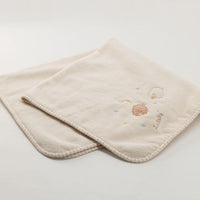 [現貨] 日本製 Amorosa mamma 有機棉嬰兒刺繡羊寶寶散步毯