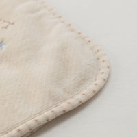[現貨] 日本製 Amorosa mamma 有機棉嬰兒刺繡羊寶寶散步毯