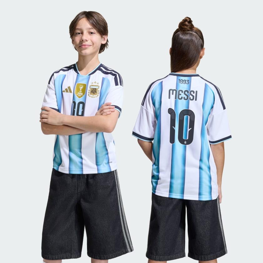 [現貨] 特別企劃 Ball3Man 2026世界盃 阿根廷Messi主場中童裝波衫/球衣 - 152cm