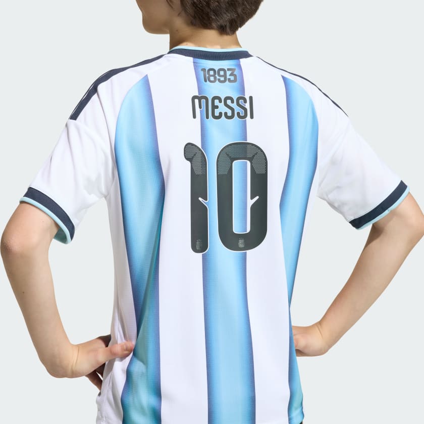 [現貨] 特別企劃 Ball3Man 2026世界盃 阿根廷Messi主場中童裝波衫/球衣 - 152cm