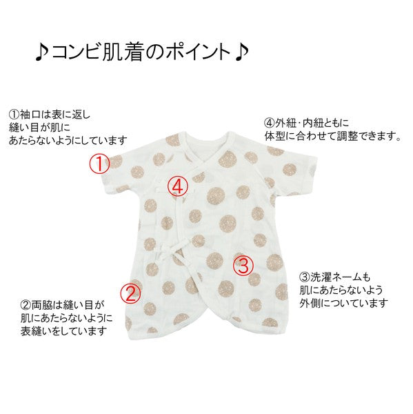 日本直送東商店初生嬰兒粉紅色內衣套裝A款 (五件裝) - BB Dressup