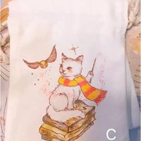 [預購] 香港製造Hanabi 全手繪貓貓小布袋 - BB Dressup
