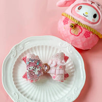 [預購] 香港製造Glitter Hair Bow Melody頭飾 - BB Dressup