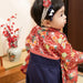 嬰兒周歲禮服推薦：Chil2 紅色和服套裝