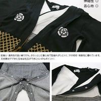 結合傳統和服造型與現代連身衣設計之日系嬰兒服飾。