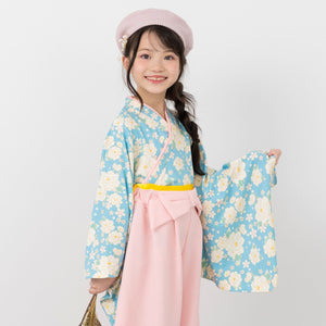 [現貨] 日本直送 Chil2 嬰兒粉紅牡丹圖案和服造型連身衣 (90-100cm) - BB Dressup