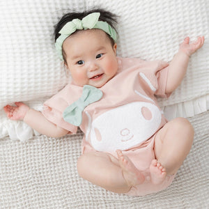 [現貨] 日本直送 Miffy 嬰兒粉紅色100%純棉針織包屁衣/連身衣 (70-80cm) - BB Dressup