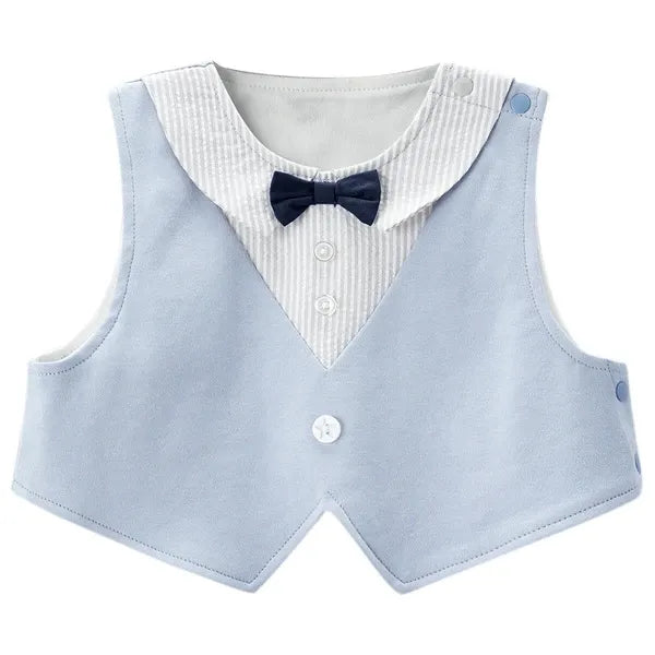 [現貨] 日本直送Combi Mini初生嬰兒煲呔造型小背心 (50-60cm) - BB Dressup