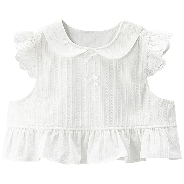 [現貨] 日本直送Combi Mini初生嬰兒100%純棉斜紋布背心 (50-60cm) - BB Dressup