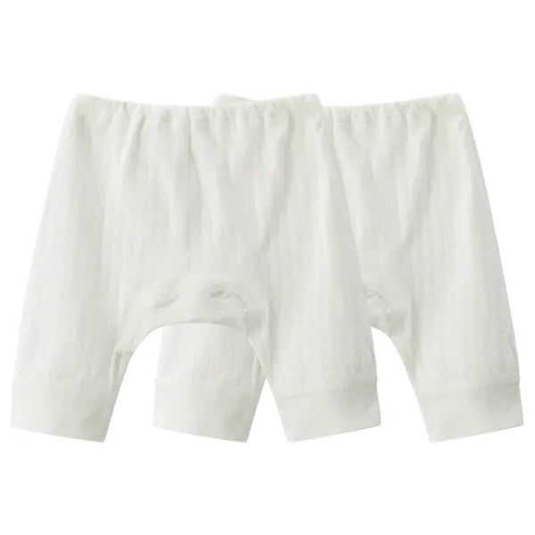 [現貨] 日本直送Combi Mini初生嬰兒針織兩層保暖嬰兒褲 (2條裝) 50-70cm - BB Dressup