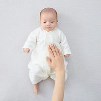 [現貨] 日本直送Combi Mini初生嬰兒針織兩層保暖全身覆蓋連身衣 (50-70cm) - BB Dressup