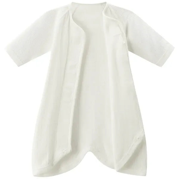 [現貨] 日本直送Combi Mini初生嬰兒針織兩層保暖全身覆蓋連身衣 - BB Dressup