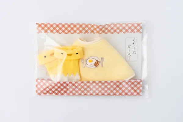 [現貨] 日本製 Cream Chantilly 雞蛋小雞早餐口水肩/襪子套裝