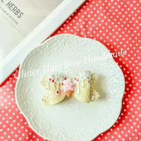 [預購] 香港製造Glitter Hair Bow 雪糕系列頭飾 (共4款) - BB Dressup