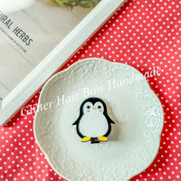 [預購] 香港製造Glitter Hair Bow 企鵝邊夾 (3款) - BB Dressup
