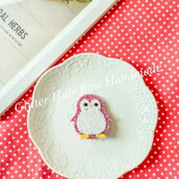 [預購] 香港製造Glitter Hair Bow 企鵝邊夾 (3款) - BB Dressup