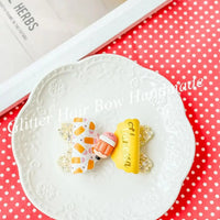 [預購] 香港製造Glitter Hair Bow 上學系列頭飾 (共3款) - BB Dressup