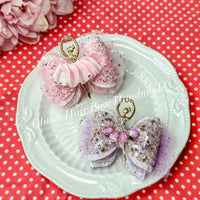 [預購] 香港製造Glitter Hair Bow 芭蕾舞頭飾 - BB Dressup