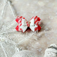 [預購] 香港製造Glitter Hair Bow 聖誕系列頭飾 (共5款) - BB Dressup