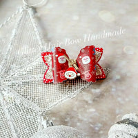 [預購] 香港製造Glitter Hair Bow 聖誕老人頭飾 (共2款) - BB Dressup