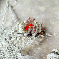 [預購] 香港製造Glitter Hair Bow 聖誕系列頭飾 (共5款) - BB Dressup