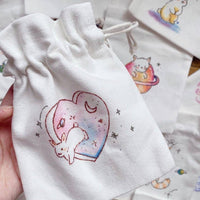 [預購] 香港製造Hanabi 全手繪動物系列小布袋 - BB Dressup