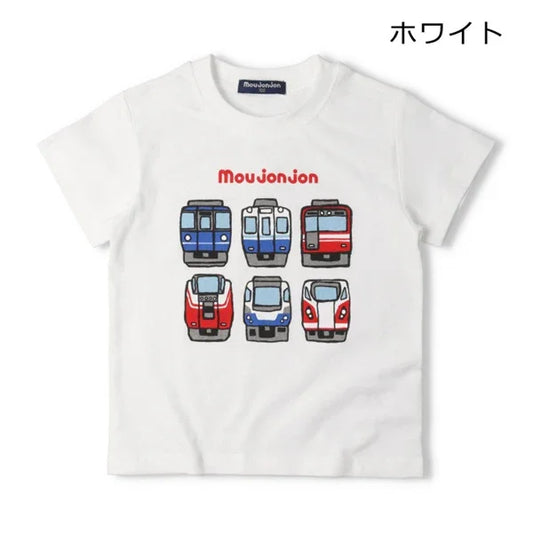 [現貨] 日本直送丸高衣料 童裝列車車頭短袖T恤 - BB Dressup