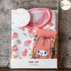 [現貨] 日本直送LIG 嬰兒口水肩/嬰兒襪Baby Gift set禮盒 (My Melody B款) - BB Dressup