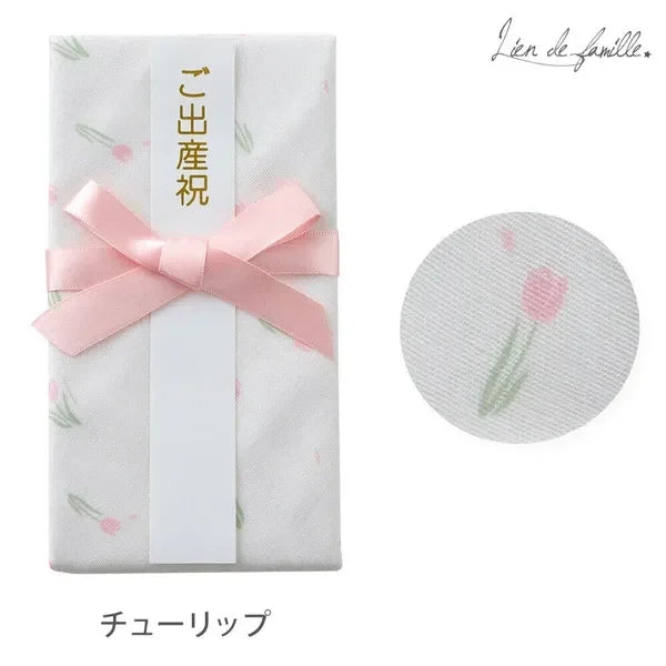 [現貨] 日本製 Lien De Famille 兩用禮物信封/嬰兒口水肩 (3色) - BB Dressup