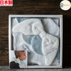 [現貨] 日本製 Lien De Famille粉藍色天使翅膀嬰兒口水肩/圍兜 - BB Dressup