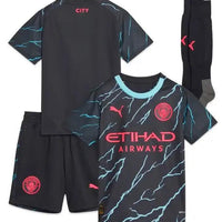 [預購] 特別企劃 Ball3Man23/24曼城三客童裝波衫/球衣套裝 FULLKIT (衫褲襪) - BB Dressup