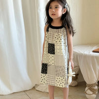 [現貨] 日本直送 Migaro 女童碎花拼砌連身裙 (80-100cm) - BB Dressup