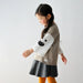 [現貨] 日本直送 Nico Hrat 童裝灰色小幽靈長袖T恤 (110-120cm) - BB Dressup