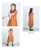 [預購] 日本直送 OMNES 女童裝咖啡色清涼物料休閒連身裙 - BB Dressup