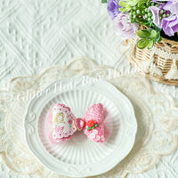 [預購] 香港製造Glitter Hair Bow Sleeping Beauty睡公主頭飾 - BB Dressup
