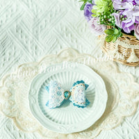 [預購] 香港製造Glitter Hair Bow Elsa愛莎公主頭飾 - BB Dressup
