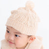 [現貨] 日本製 POMPKINS 嬰兒/兒童啡色有機棉針織嬰兒帽 - BB Dressup