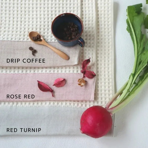 [現貨] 日本製藤原織布 嬰兒有機棉威化格雙層紗浴巾/面巾 (粉紅/粉藍) - BB Dressup