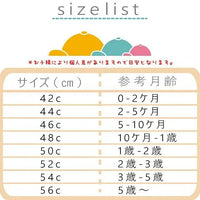 [現貨] 日本製 Shapox防紫外線 嬰幼兒 藍色水彩幾何葉片遮陽帽 (防UV/下巴綁帶) (50cm)