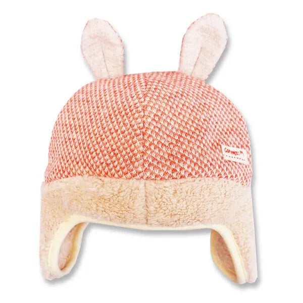 [現貨] 日本製 Shapox 粉紅色動物耳連耳罩保暖毛毛帽 - BB Dressup