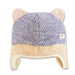 [現貨] 日本製 Shapox 粉藍色動物耳連耳罩保暖毛毛帽 - BB Dressup