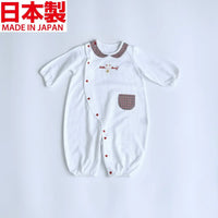 [現貨] 日本製Three Arrow初生嬰兒紅色兔仔全棉連身衣 (50-70cm) - BB Dressup
