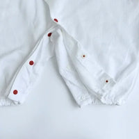[現貨] 日本製Three Arrow初生嬰兒紅色兔仔全棉連身衣 (50-70cm) - BB Dressup