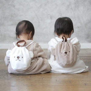 [早鳥優惠] 日本直送Aenak 童裝熊仔小背包 (粉紅/棕色/白色) - BB Dressup